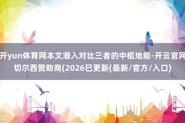 开yun体育网本文潜入对比三者的中枢地能-开云官网切尔西赞助商(2026已更新(最新/官方/入口)
