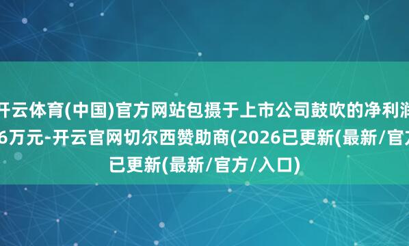 开云体育(中国)官方网站包摄于上市公司鼓吹的净利润1048.06万元-开云官网切尔西赞助商(2026已更新(最新/官方/入口)