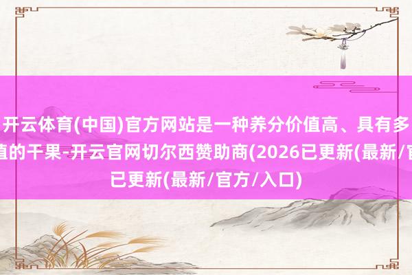 开云体育(中国)官方网站是一种养分价值高、具有多种药用价值的干果-开云官网切尔西赞助商(2026已更