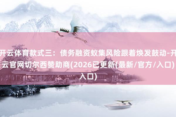 开云体育款式三：债务融资蚁集风险跟着焕发鼓动-开云官网切尔西赞助商(2026已更新(最新/官方/入口